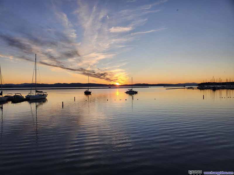 Lake Champlain at Sunset