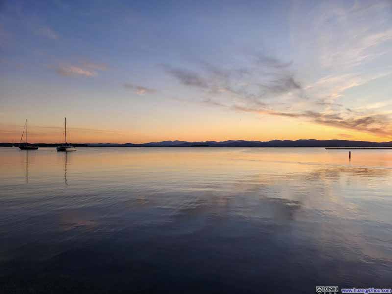 Lake Champlain at Sunset