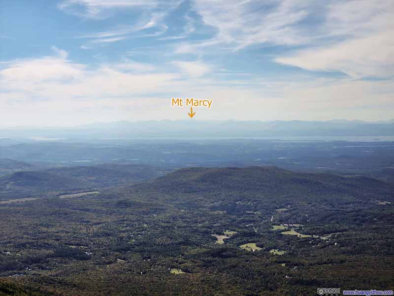Mountains to the Southwest across Lake Champlain