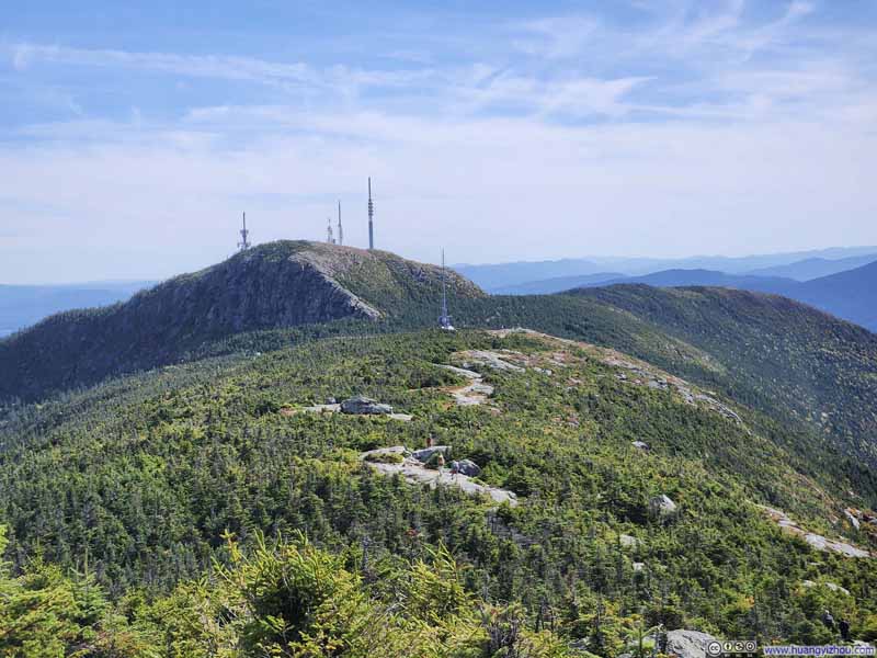 Trail along Mt Mansfield's Summit Ridge