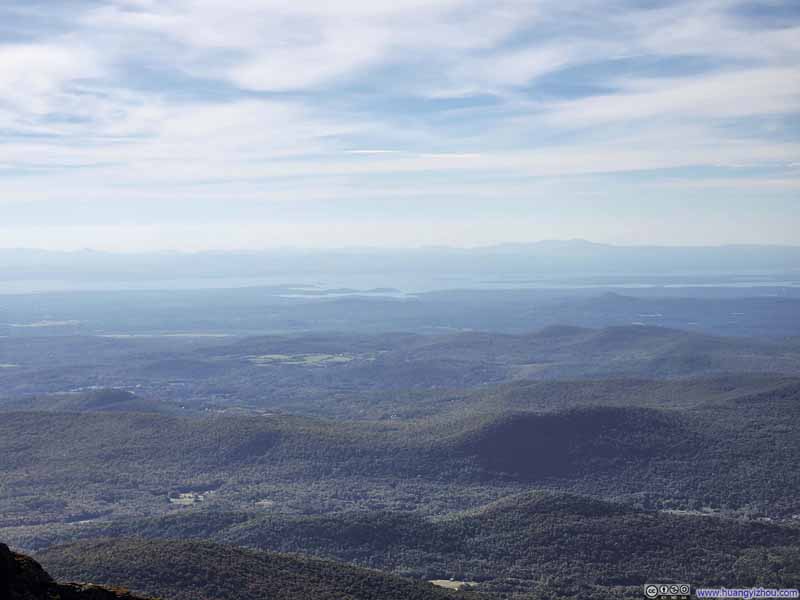 Mountains to the West across Lake Champlain