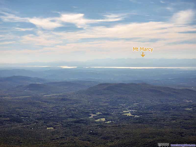 Mountains to the Southwest across Lake Champlain