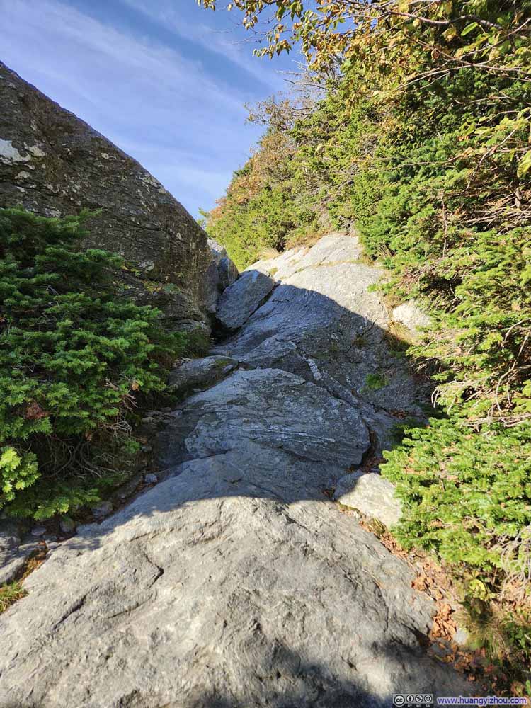 Steep Trail on Rocks