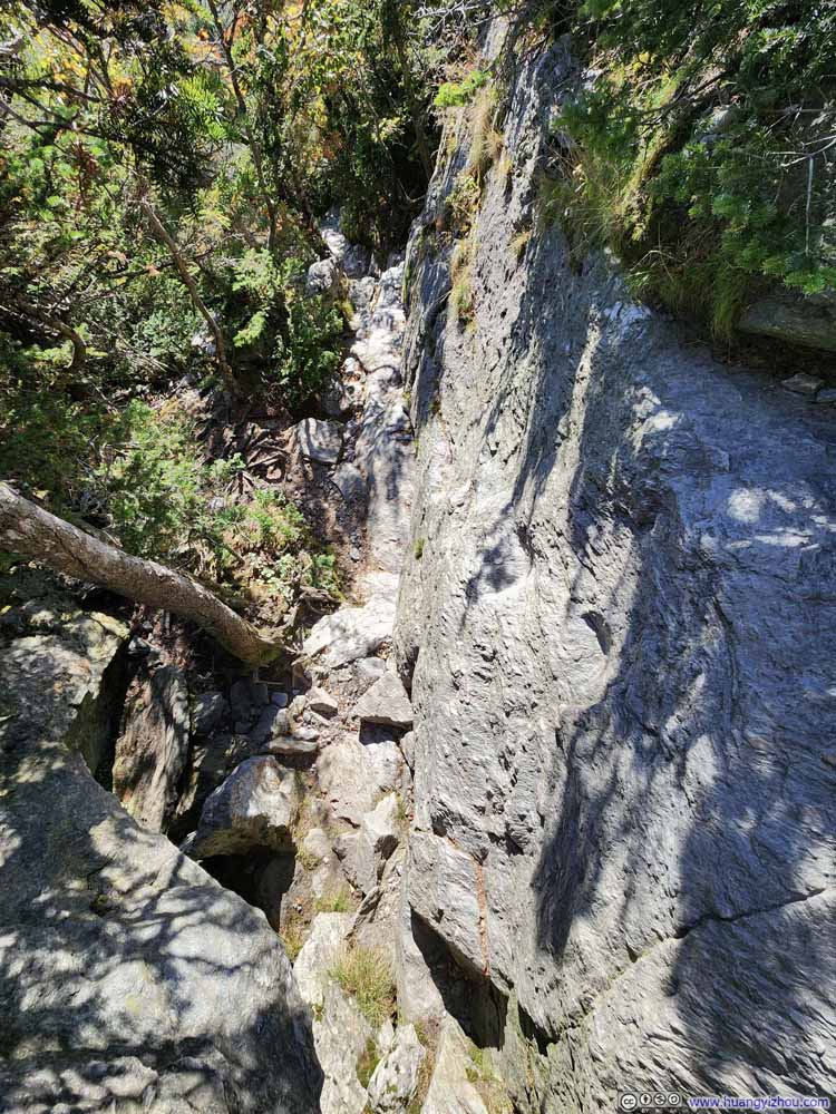 Steep Trail on Rocks
