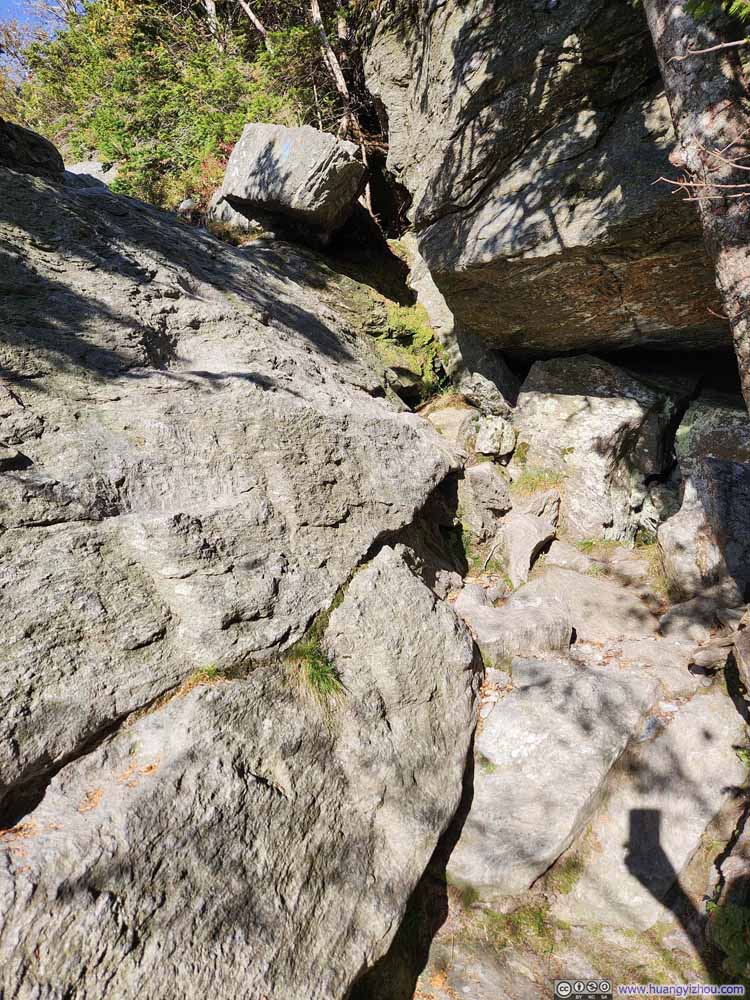 Steep Trail on Rocks