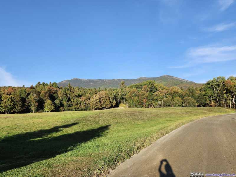 Mt Mansfield from Road