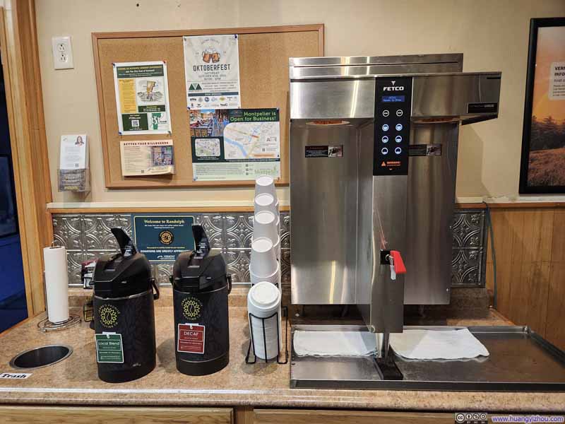 Highway Rest Stop with Coffee Machine
