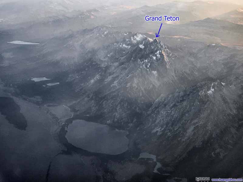 Grand Teton Peak over Jenny Lake
