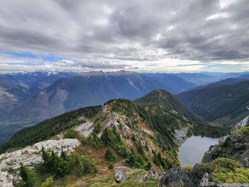 Mountains across Skagit River