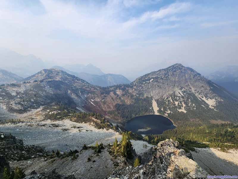 Hills around Lake Ann