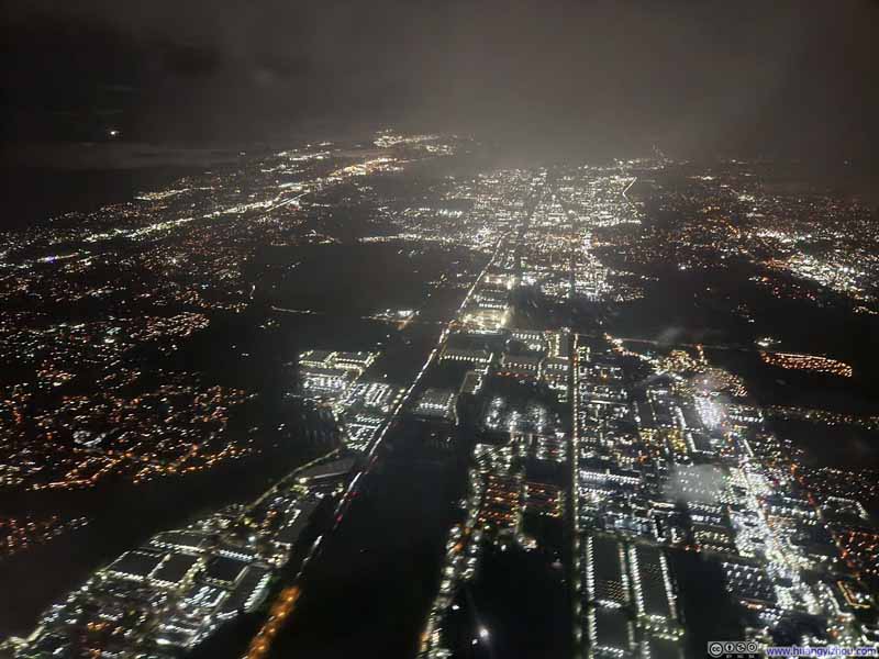 Overlooking Seattle Suburb at Night