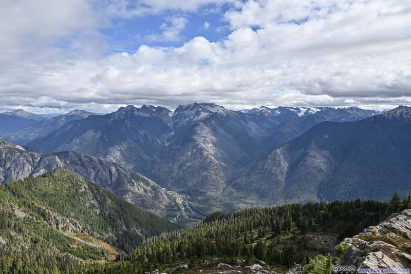 Mountains to the Southeast