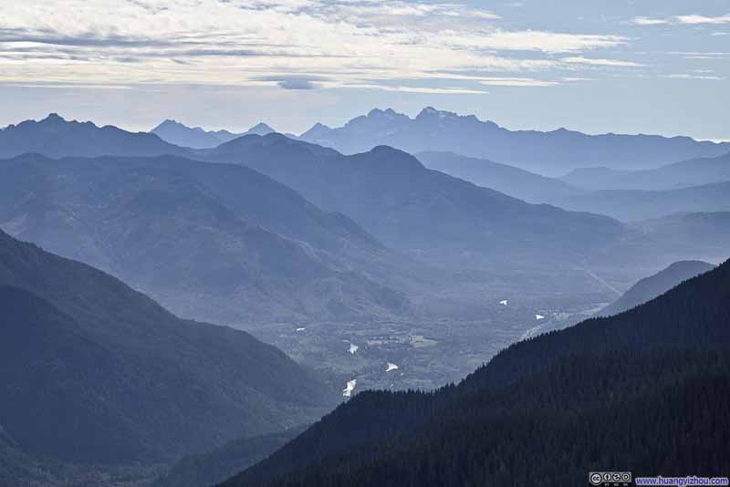 Distant Mountains to the Southwest