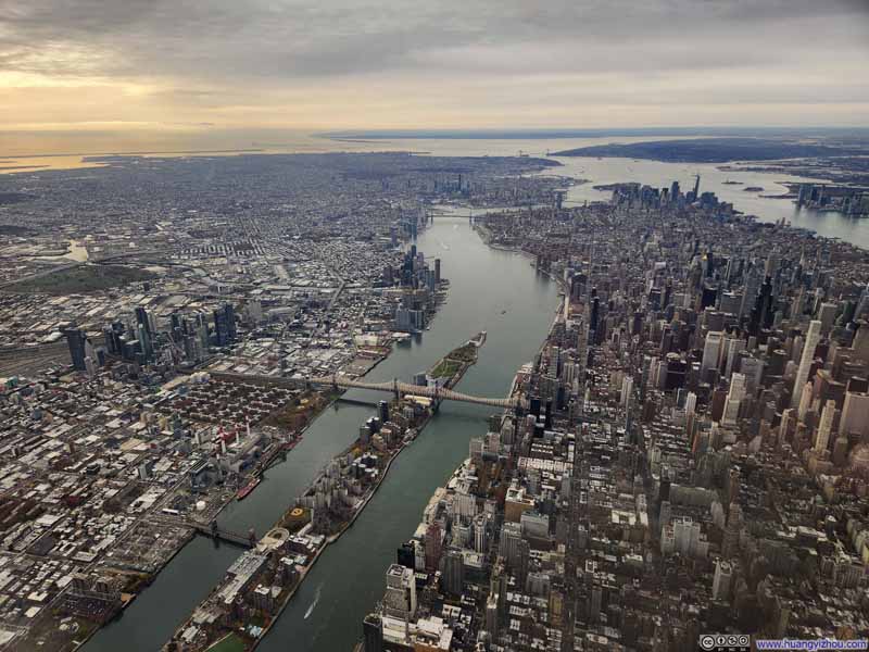 Overlooking New York City