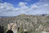 Hoodoos across Rhyolite Canyon