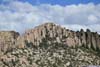Hoodoos across Rhyolite Canyon