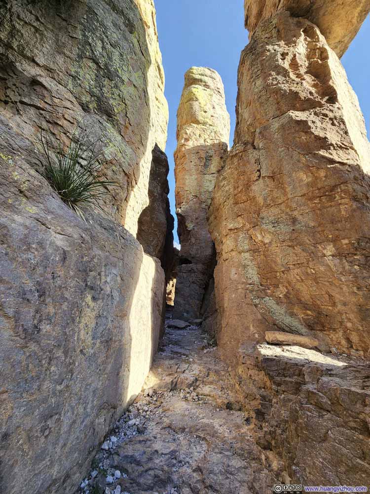 Narrow Passage in between Hoodoos