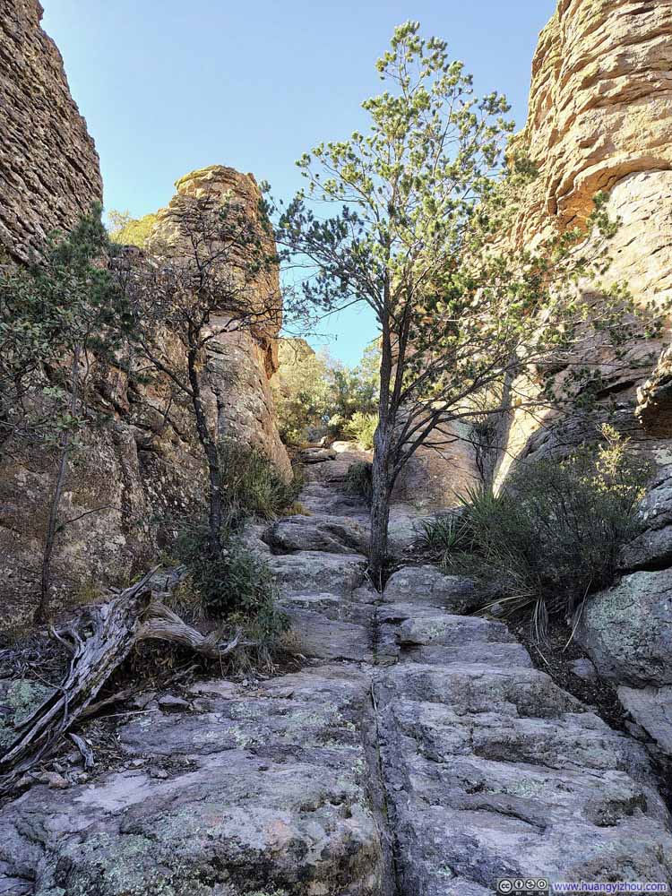 Path along Heart of Rocks Loop