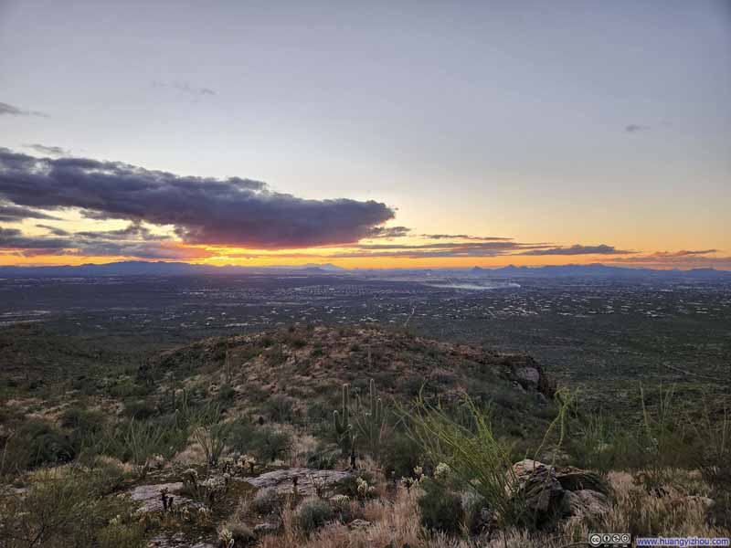 Santa Cruz Basin at Dusk
