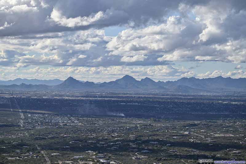 Tucson Mountains to the West