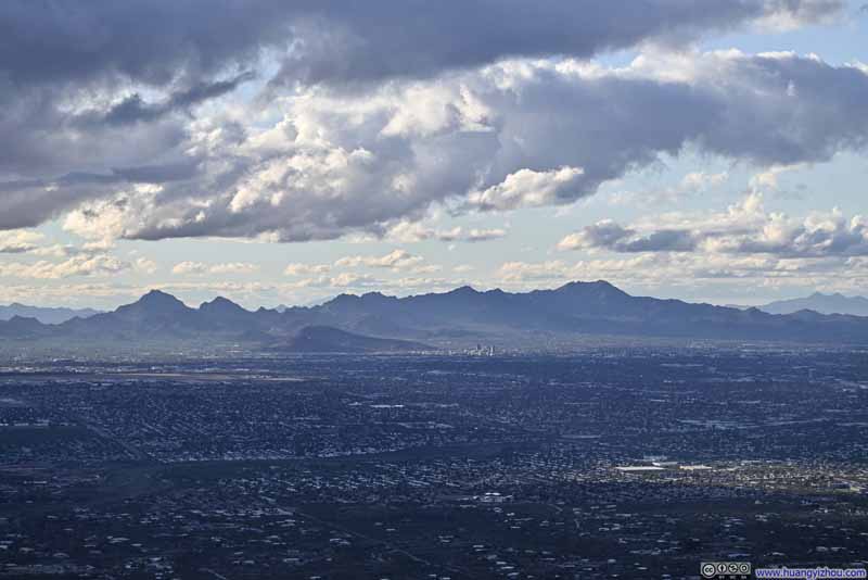 Tucson Mountains to the West