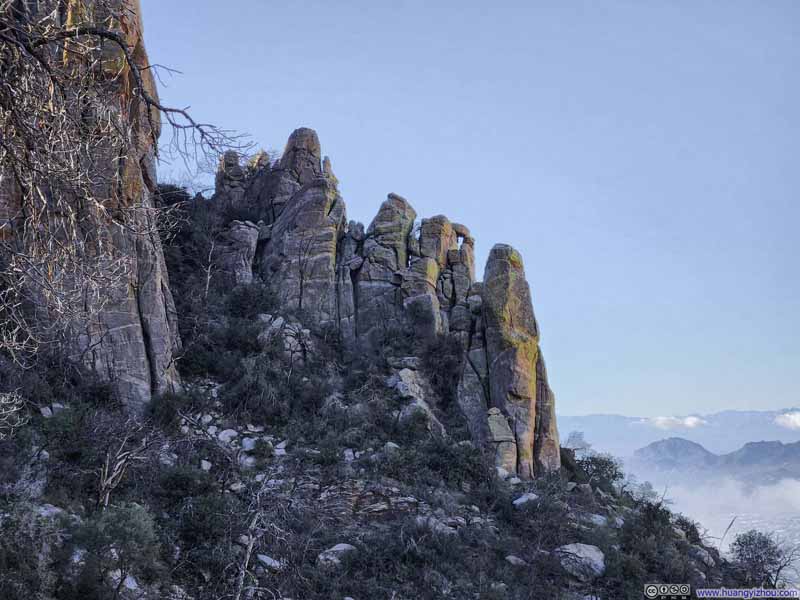 Rocks Wedged Together