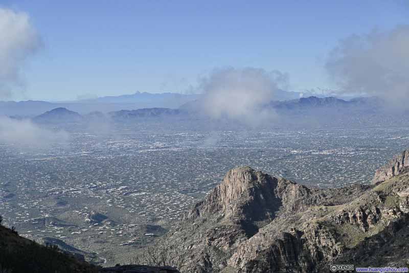 Clouds Rolling in over Tucson