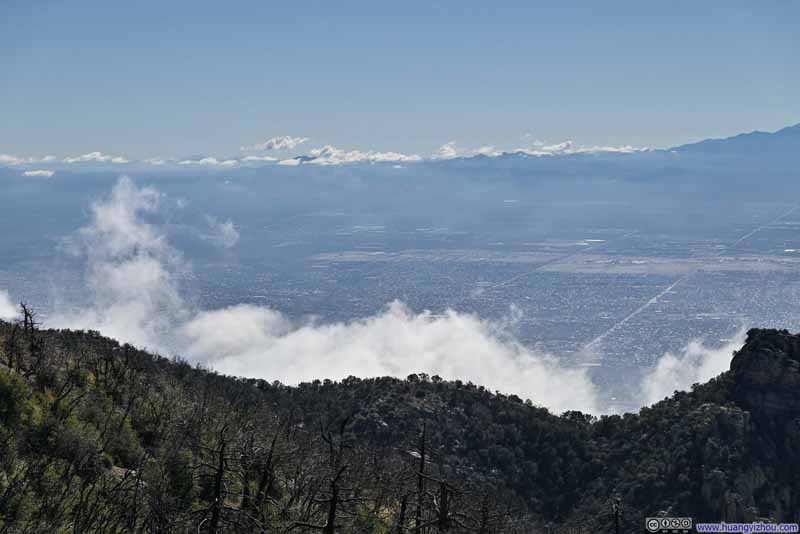 Eastern Tucson Suburb and Mountains to the South
