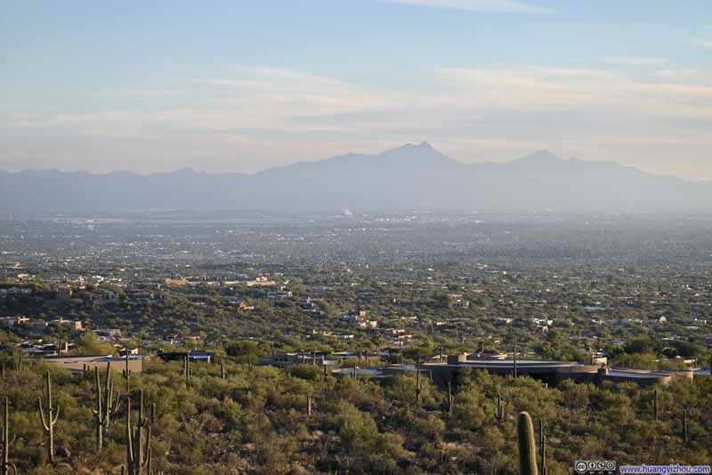 Mt Wrightson across Santa Cruz Basin