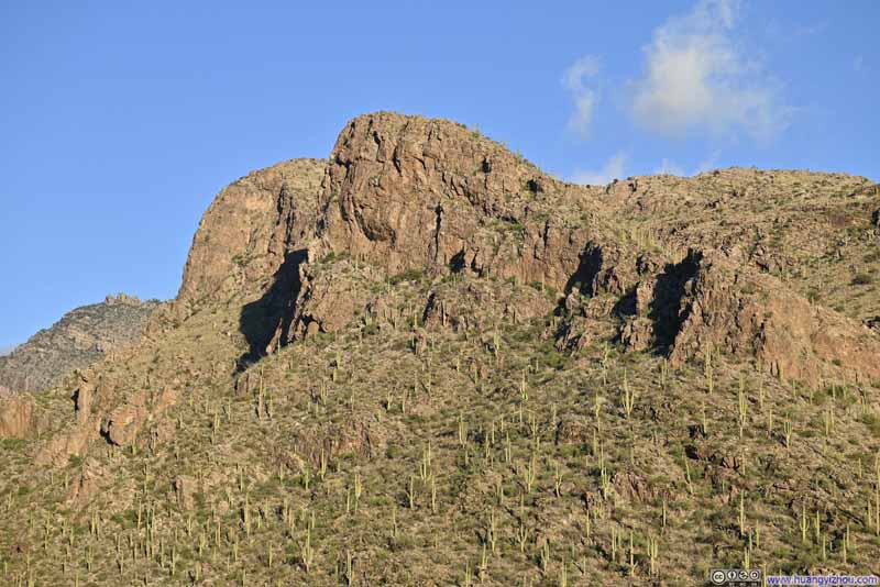 Hill along Pima Canyon