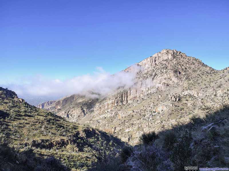 Clouds Rolling into Finger Rock Canyon