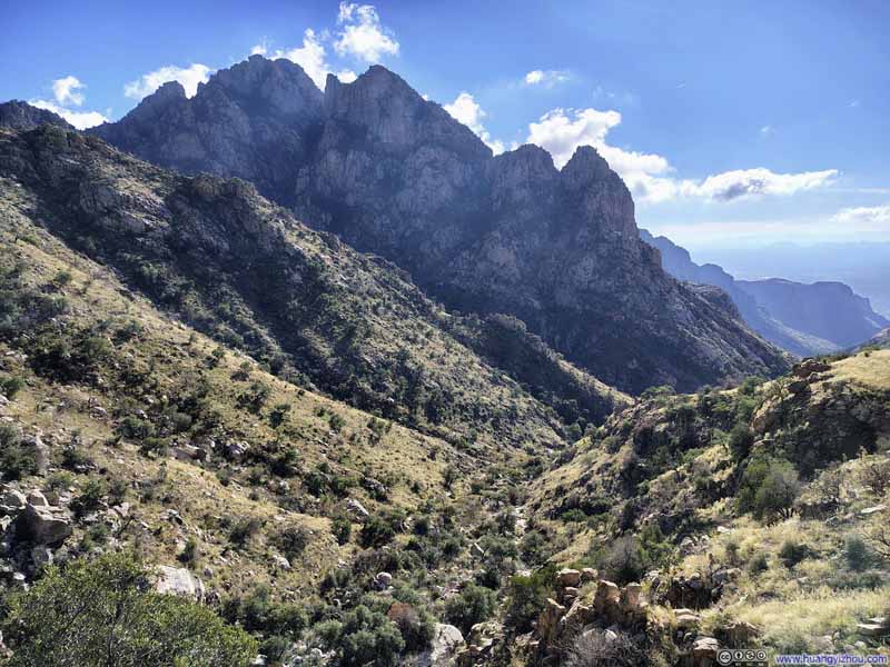 Prominent Point over Pima Canyon