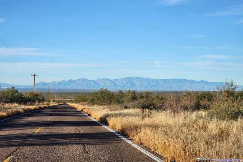 Santa Catalina Mountains from Madera Canyon Road