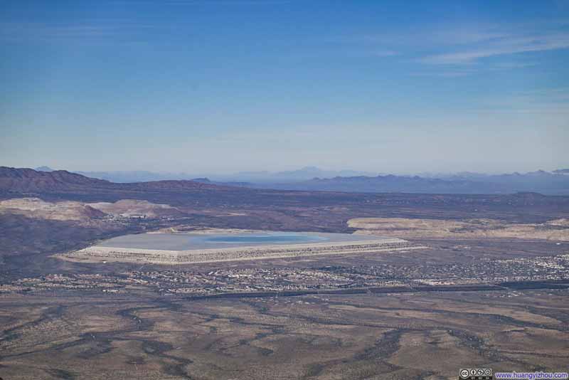 Dam Storing Tailings from Sierrita Mine and Twin Buttes Mine
