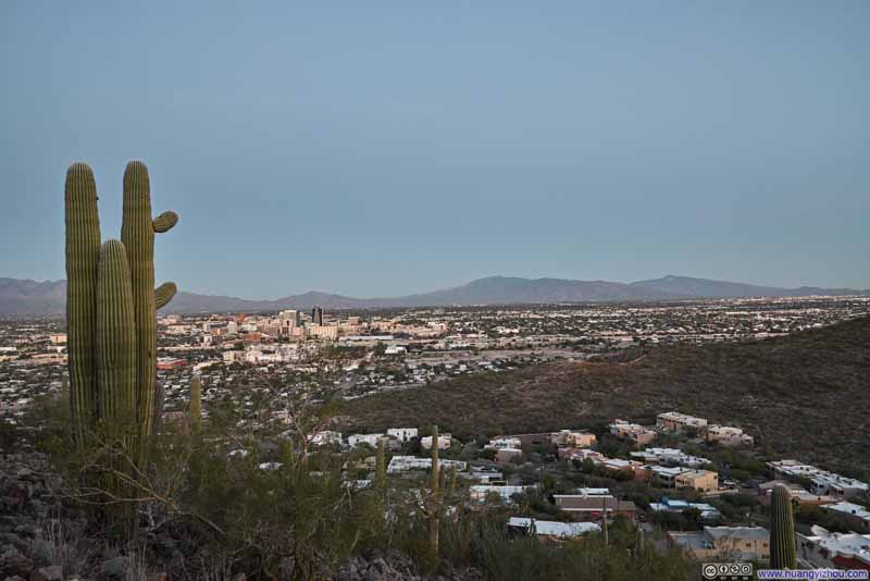 Mountains beyond Tucson Metropolis