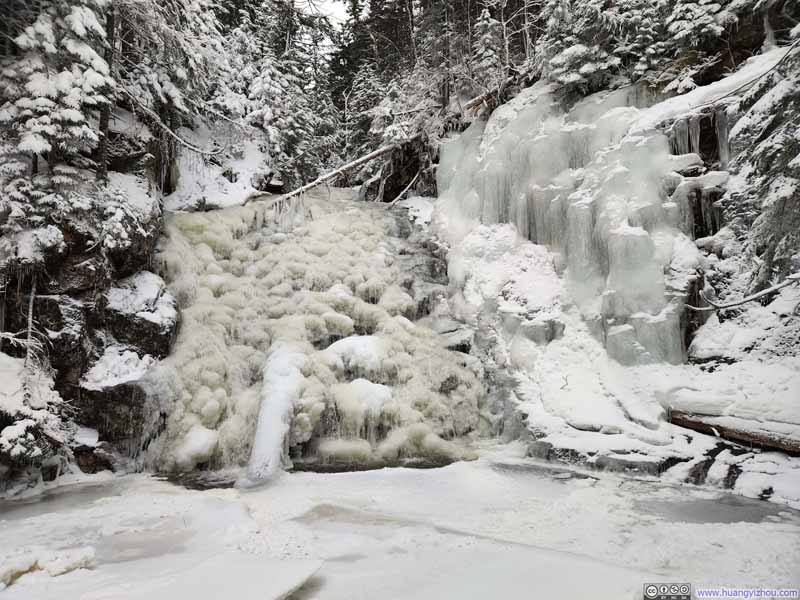 Frozen Waterfalls along Silver Cascade