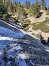Snow along Trail