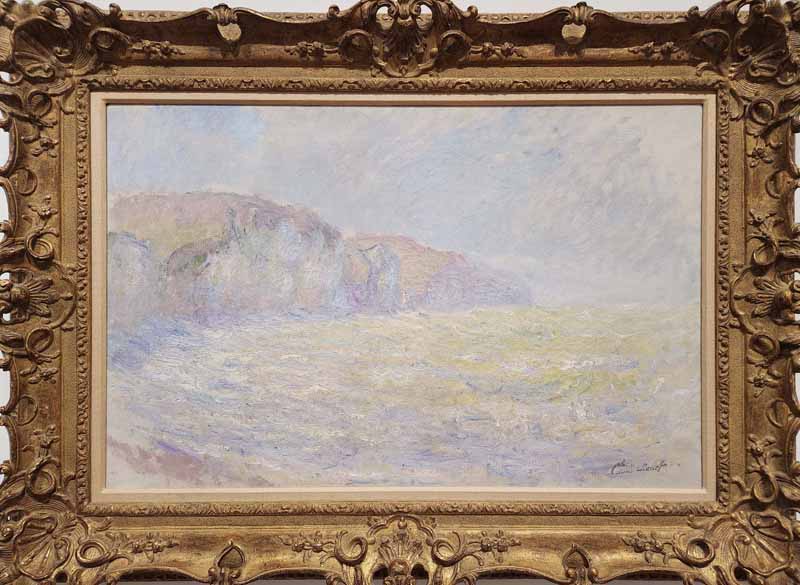 The Cliffs of Pourville, Rough Sea, 1897