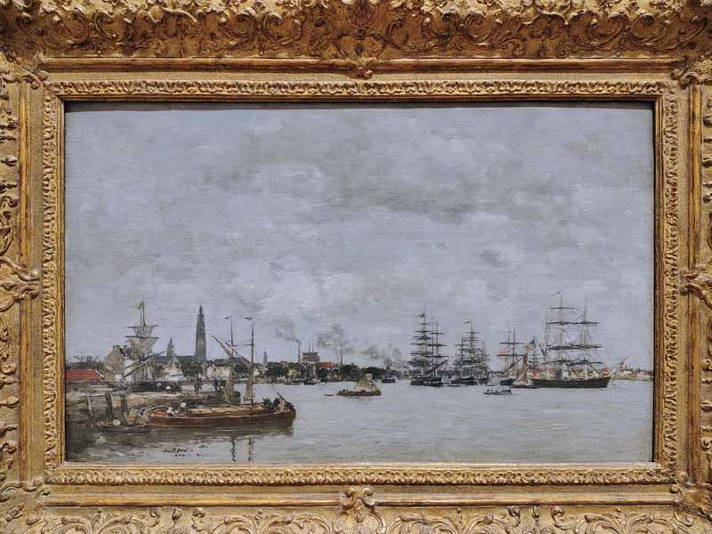 Antwerp, Boats on the Scheldt, 1871