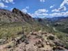 Looking Back at Path onto Battleship Mountain