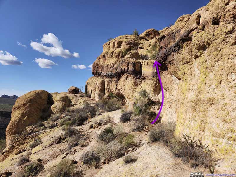 Path on Battleship Mountain