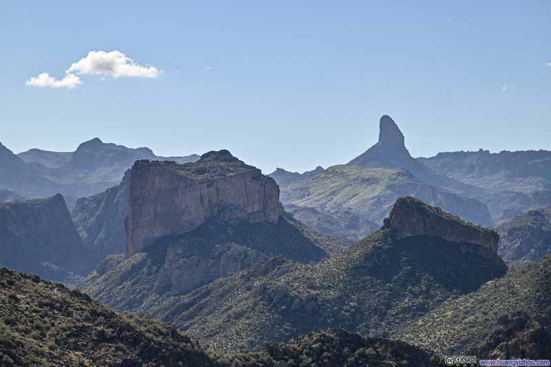 Mountains in Superstition Wilderness