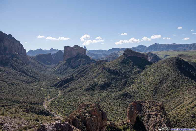 Hills around La Barge Canyon