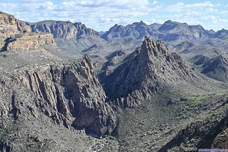 Cliffs along La Barge Canyon
