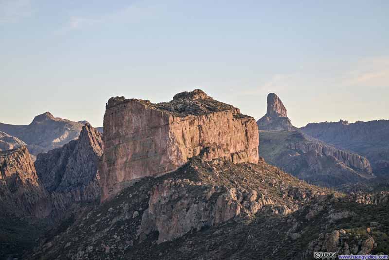 Battleship Mountain before Weaver's Needle