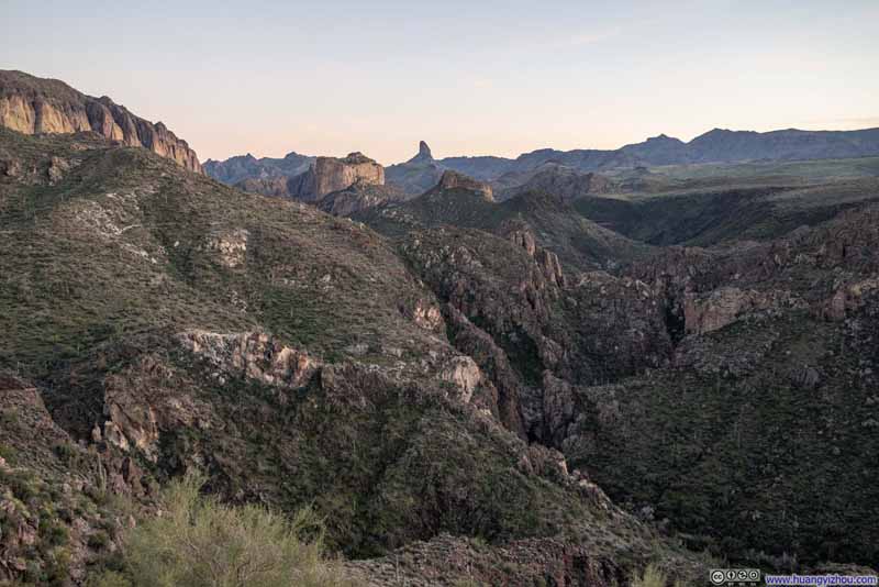 Mountains in Superstition Wilderness