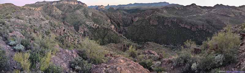 Mountains in Superstition Wilderness