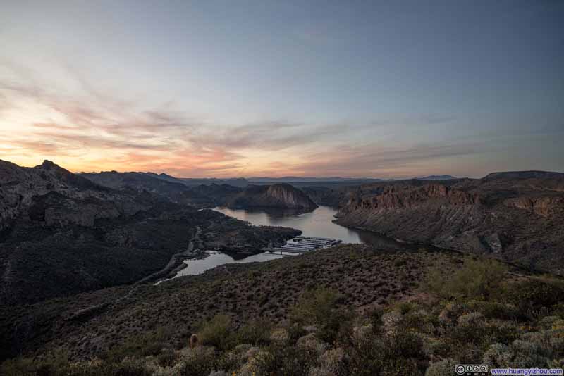 Canyon Lake at Dusk