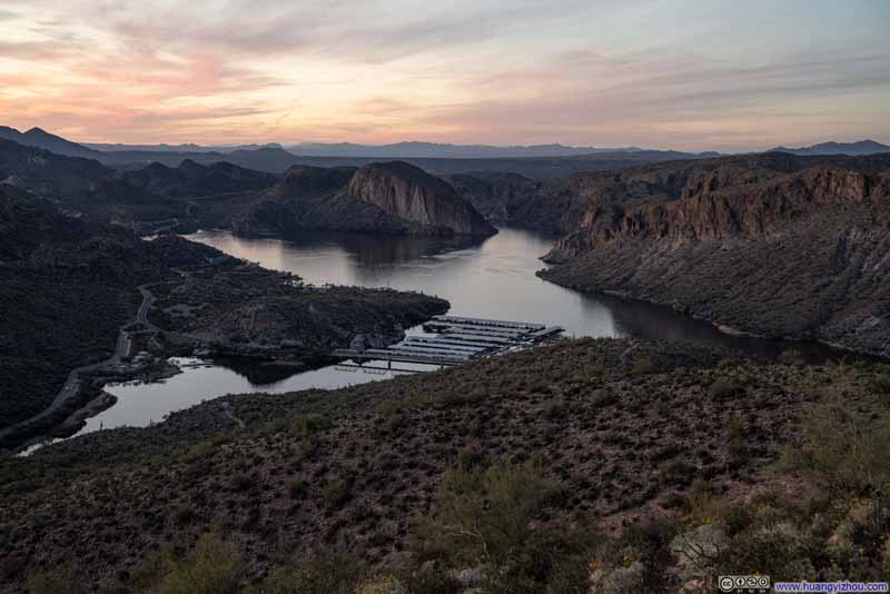 Canyon Lake at Dusk
