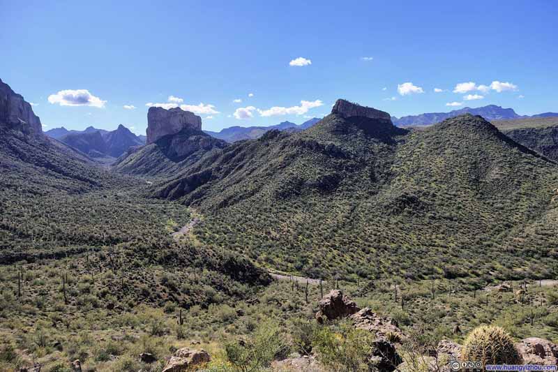 Hills around La Barge Canyon